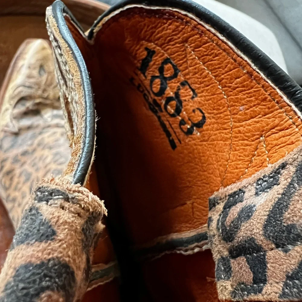Lucchese leopard boots 1883 - Picture 6 of 12